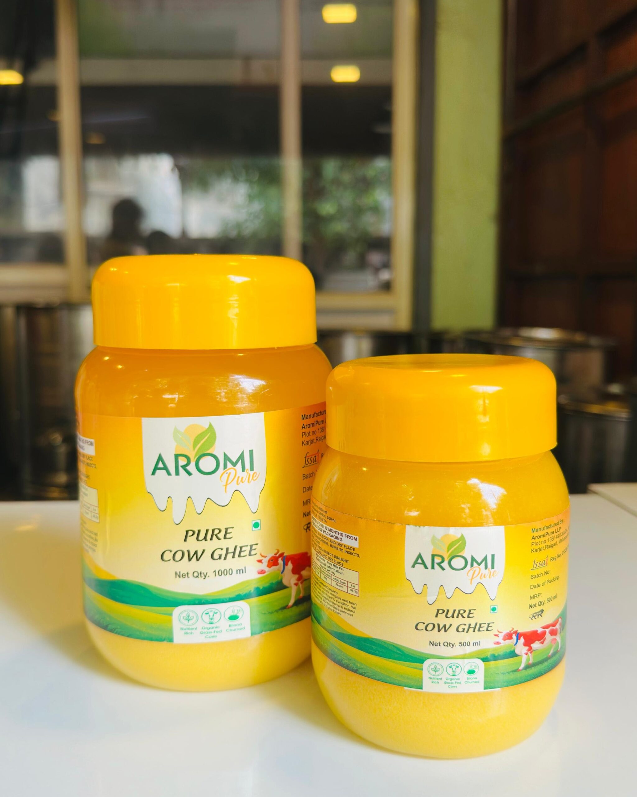 Desi Cow Ghee (1L) - Aromi Pure